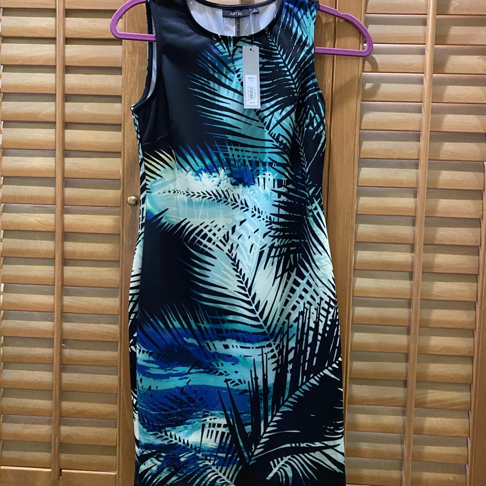 Tropical Bodycon Dress